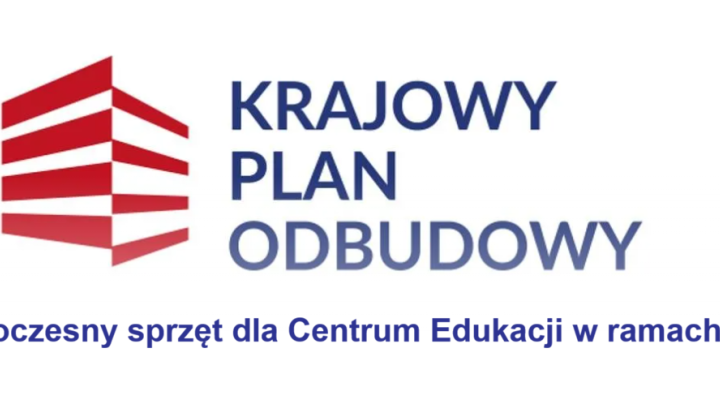 Centrum Edukacji otrzymało sprzęt elektroniczny w ramach inwestycji z KPO